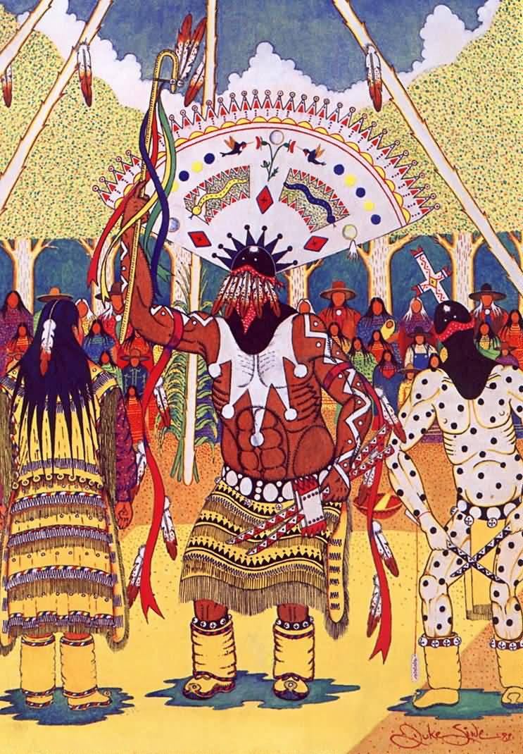 Apache painting by Duke Sine