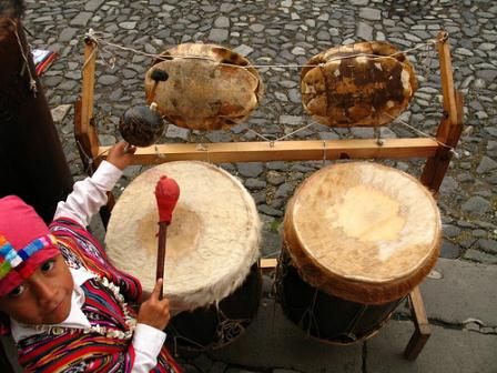 Click on the drums to go back to list of delegates